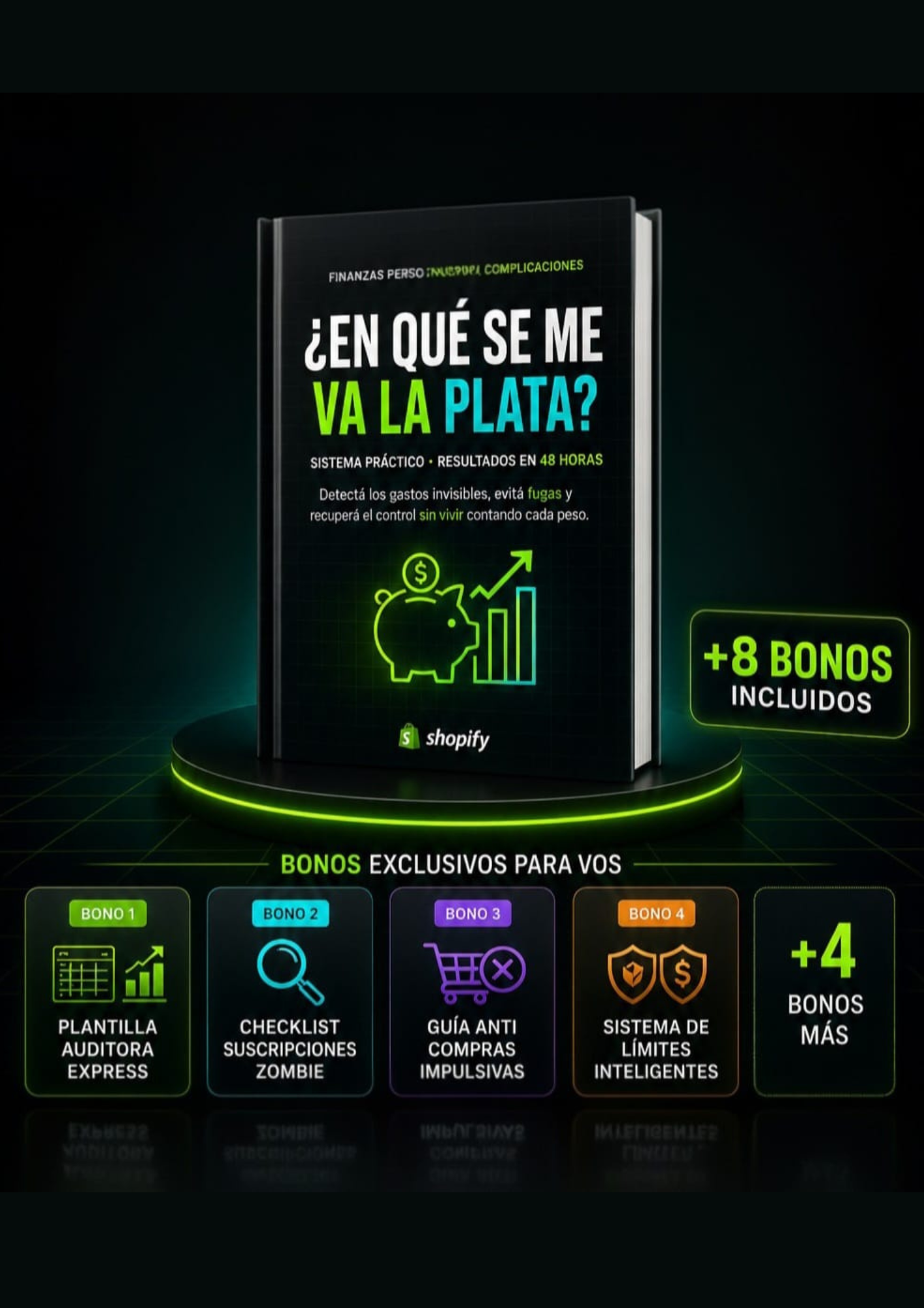 TU PLATA BAJO CONTROL + 8 BONOS DE REGALO